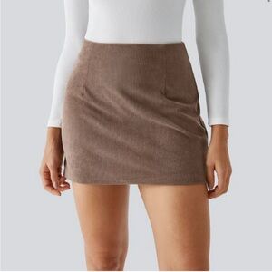 Halara High Waisted Corduroy Skirt L